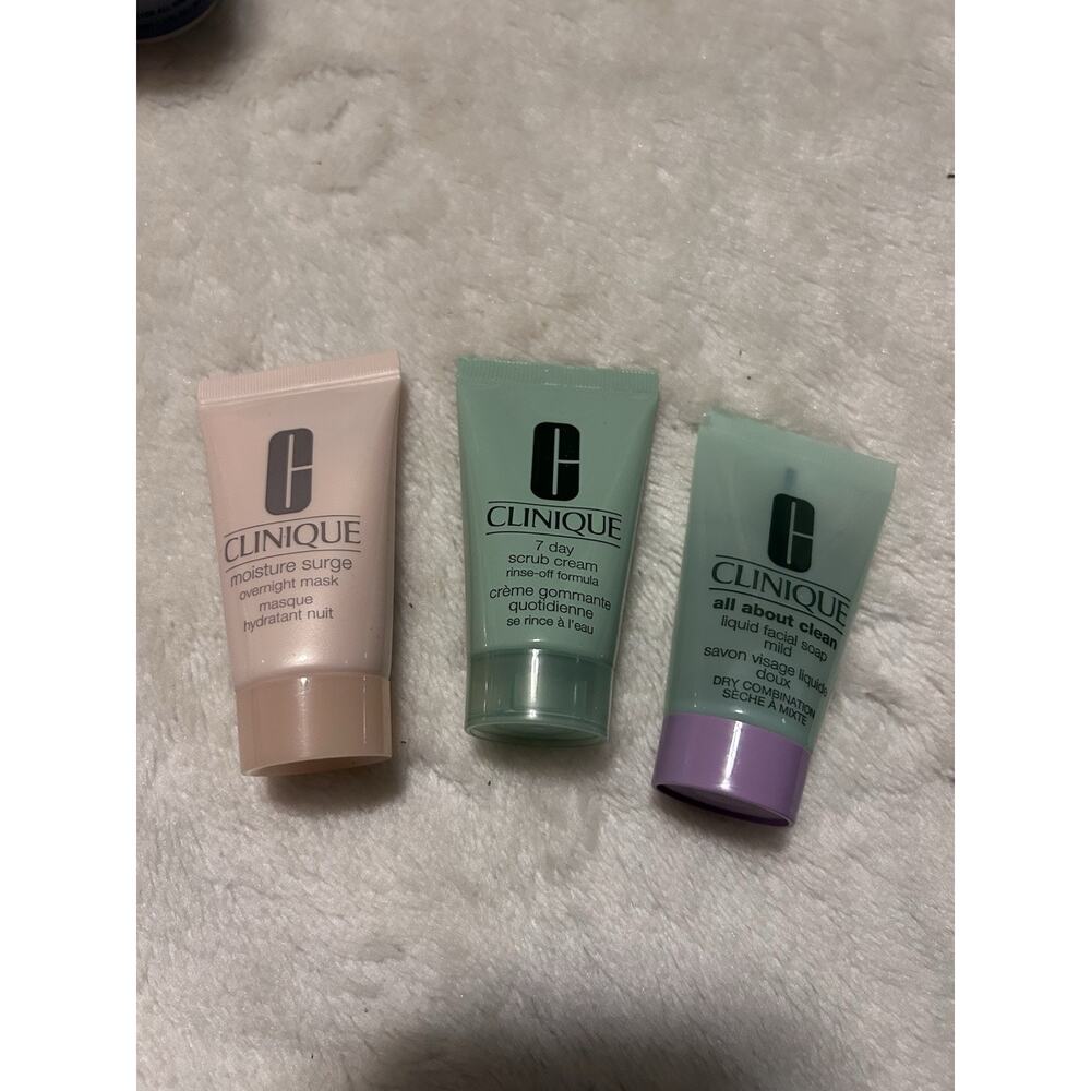 Clinique Moisture Surge Overnight Mask 1oz 7 Day Scrub All About Clean Facial